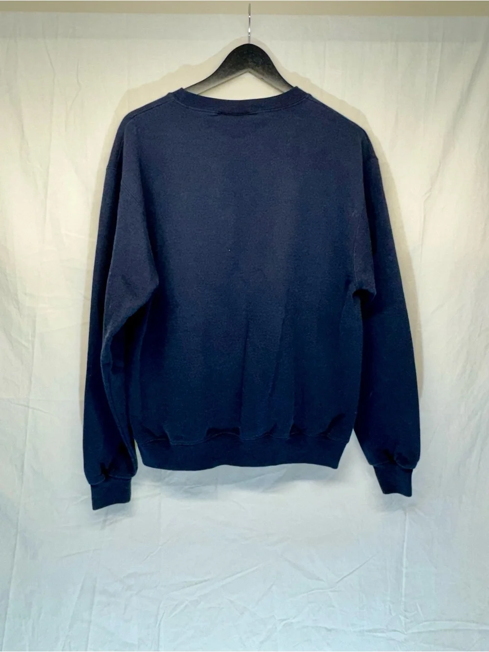 Champion Navy Crewneck Sweatshirt with Gold Notre Dame Arch
